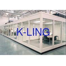 GMP Standard  Softwall Clean Room Booth Powder Coated Steel Frame And Ceiling